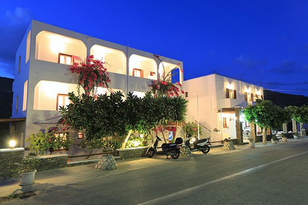 Hôtel Benaki à Platis Gialos de Sifnos