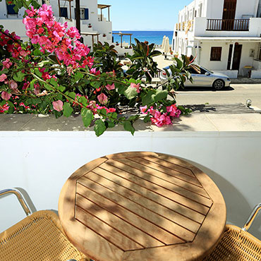 Chambre double avec vue sur la mer