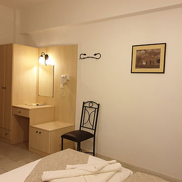 Intérieur d'une chambre triple